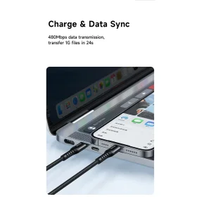 کابل تبدیل USB-C به لایتنینگ  مک دودو مدل C563O طول 0.2 متر