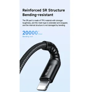 کابل تبدیل USB-C به لایتنینگ  مک دودو مدل C563O طول 0.2 متر