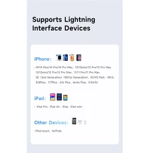 کابل تبدیل USB-C به لایتنینگ  مک دودو مدل C563O طول 0.2 متر
