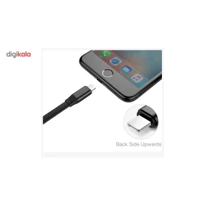 کابل تبدیل USB به microUSB و لایتنینگ باسئوس به طول 0.23 متر