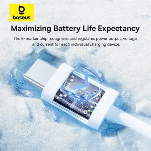 کابل تبدیل USB-C بیسوس مدل Superior Series 2 100W طول 2 متر