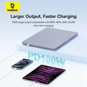 کابل تبدیل USB-C بیسوس مدل Superior Series 2 100W طول 2 متر
