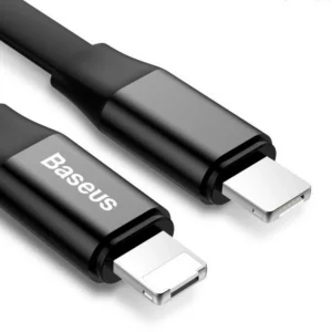 کابل تبدیل USB به لایتنینگ / microUSB / باسئوس مدل Two-in-One 01 طول 0.23 متر