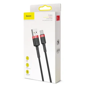 کابل تبدیل USB به USB-C باسئوس مدل CATKLF-U91 Cafule طول 3 متر
