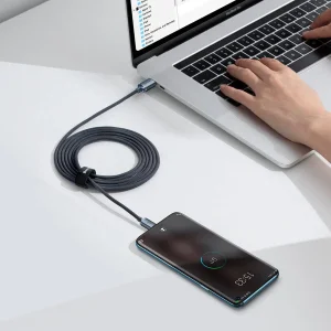 کابل USB-C بیسوس مدل Crystal Shine 100W New Pack طول 2 متر