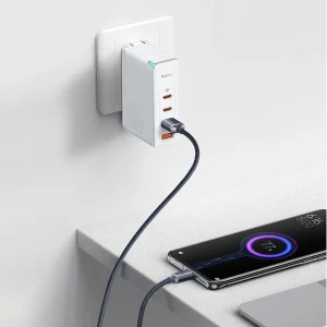 کابل USB به USB-C باسئوس مدل Crystal Shine Series (100W) طول 2 متر