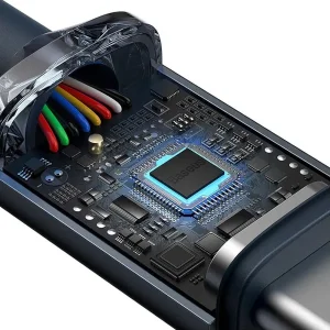کابل USB به USB-C باسئوس مدل Crystal Shine Series (100W) طول 2 متر