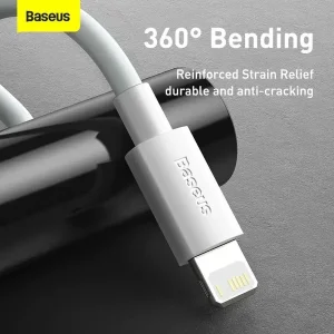 کابل تبدیل USB به لایتنینگ باسئوس مدل TZCALZJ-02 طول 1.5 متر