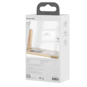 کابل تبدیل USB به لایتنینگ باسئوس مدل TZCALZJ-02 طول 1.5 متر