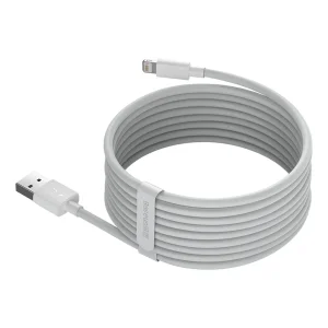 کابل USB به Lightning باسئوس مدل tzcamzj-02 طول 1.5 متر مجموعه 2 عددی