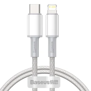 کابل تبدیل USB-C به لایتنینگ باسئوس مدل CATLGD-02 طول 1 متر
