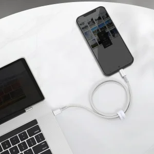 کابل تبدیل USB-C به لایتنینگ باسئوس مدل CATLGD-02 طول 1 متر
