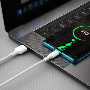 کابل تبدیل USB به USB-C بیسوس مدل Simple Wisdom-40W طول 1.5 متر بسته 2 عددی