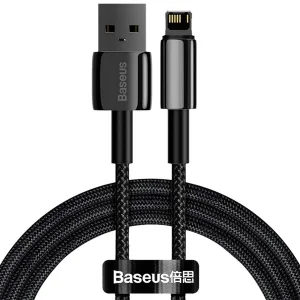 کابل تبدیل USB به لایتنینگ باسئوس مدل J_01BA 2.4A طول 1 متر