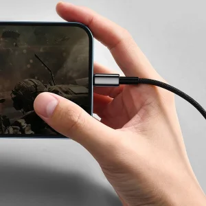 کابل تبدیل USB به لایتنینگ باسئوس مدل J_01BA 2.4A طول 1 متر