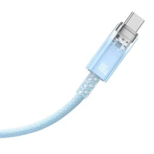 کابل تبدیل USB به USB-C بیسوس مدل Explorer Series 100W طول 2 متر