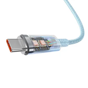 کابل تبدیل USB به USB-C بیسوس مدل Explorer Series 100W طول 2 متر