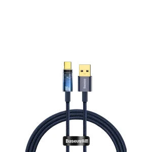 کابل تبدیل USB به USB-C بیسوس مدل Explorer Series 100W طول 2 متر