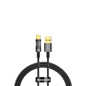 کابل تبدیل USB به USB-C بیسوس مدل Explorer Series 100W طول 2 متر
