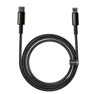 کابل تبدیل USB-C به لایتنینگ باسئوس مدل Tungsten طول 2 متر