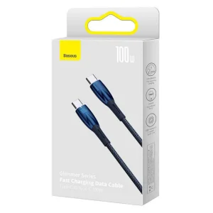 کابل تبدیل usb-c بیسوس مدل Glimmer CADH000701 طول 1 متر