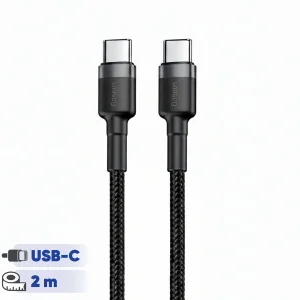 کابل USB-C باسئوس مدل CATKLF-HG1 طول 2 متر