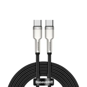 کابل تبدیل USB-C به USB-C باسئوس مدل CATJK-D01 طول 2 متر