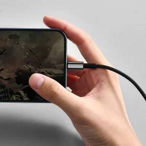 کابل  تبدیل USB به لایتنینگ باسئوس مدل Tungsten طول 2 متر