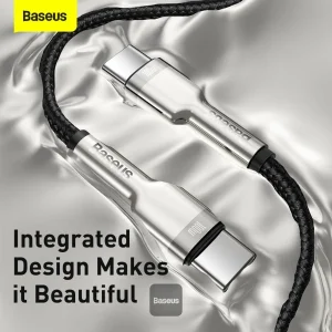 کابل تبدیل USB-C باسئوس مدل Cafule Series Metal Data Cable (100W) طول 1 متر