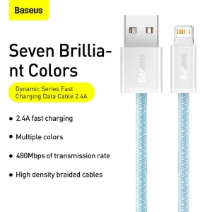 کابل تبدیل USB به لایتنینگ باسئوس مدل CALD0005 طول 2 متر