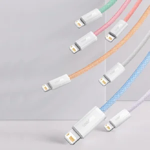 کابل تبدیل USB به لایتنینگ باسئوس مدل CALD0005 طول 2 متر
