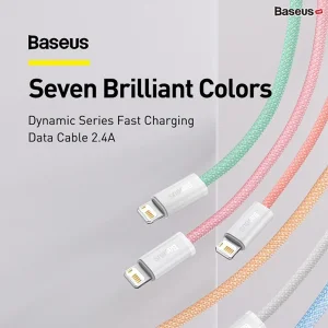 کابل تبدیل USB به لایتنینگ باسئوس مدل CALD0005 طول 2 متر