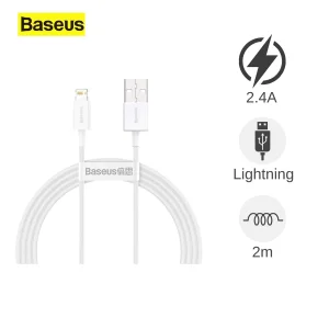 کابل تبدیل USB به لایتنینگ باسئوس مدل CALD0005 طول 2 متر