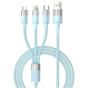 کابل تبدیل USB به USB-C | microUSB | لایتنینگ تسکو مدل TCT 111 طول 1.2 متر