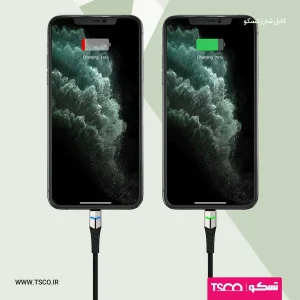 کابل تبدیل USB به USB-C تسکو مدل CC186 طول 1 متر‎