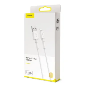 کابل تبدیل USB به لایتنینگ باسئوس مدل CALSW-02 طول 1 متر