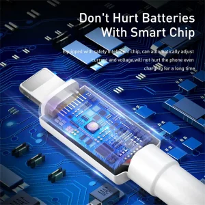 کابل تبدیل USB به لایتنینگ باسئوس مدل CALSW-02 طول 1 متر