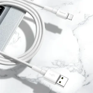 کابل تبدیل USB به لایتنینگ باسئوس مدل CALSW-02 طول 1 متر