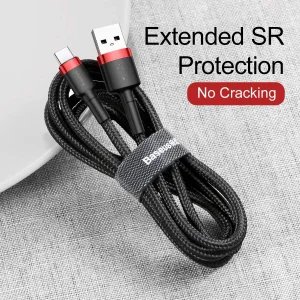 کابل تبدیل USB به USB-C بیسوس  مدل CATKLF-C91 Cafule طول 2 متر