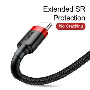 کابل تبدیل USB به USB-C بیسوس  مدل CATKLF-C91 Cafule طول 2 متر