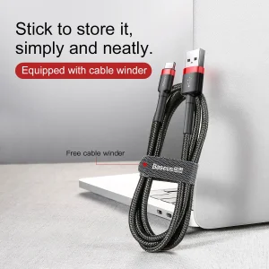 کابل تبدیل USB به USB-C بیسوس  مدل CATKLF-C91 Cafule طول 2 متر
