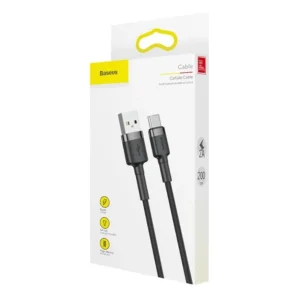 کابل تبدیل USB به USB-C بیسوس مدل Cafule CATKLF طول 2 متر