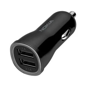 شارژر فندکی 10 وات نوکیا مدل DC-310C به همراه کابل تبدیل MicroUsb