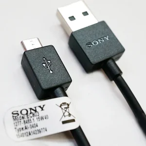 شارژر دیواری سونی مدل EP880 به همراه کابل تبدیل microUSB