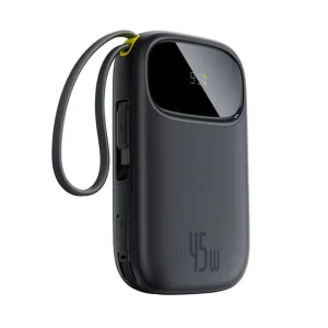 پاوربانک 45 وات بیسوس مدل EnerFill FC31 Qpow3 ظرفیت 20000 میلی‌آمپرساعت به همراه 2 عدد کابل لایتنینگ / USB-C