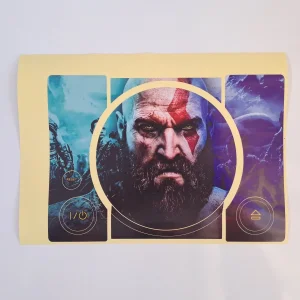 برچسب پلی استیشن ۱ سونی مدل برچسب اسکین پلی استتیشن 1 فت طرح GOD of WAR