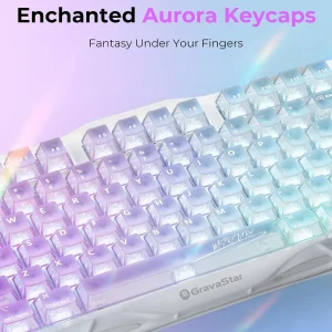 کیبورد گیمینگ گراوا استار مدل   Mercury K1 Lite - Crystal Aurora