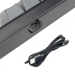 کیبورد گیمینگ هیسکا مدل HX-KEG440، سوییچ مکانیکال آبی، Tenkeyless، نورپردازی RGB