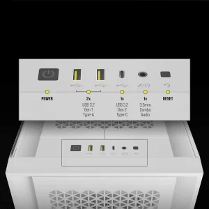 کیس کامپیوتر کورسیر مدل 5000D CORE AIRFLOW White MID-TOWER ATX CASE
