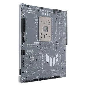 مادربرد ایسوس مدل TUF GAMING B850-BTF WIFI W، فرم فاکتور ATX، سوکت AMD AM5، دارای چهار اسلات رم DDR5، دارای 3 اسلات M.2، دارای Wi-Fi 7 و بلوتوث داخلی، پشتیبانی از پردازنده‌های Ryzen 9000، چیپست AMD B850، پشتیبانی از اورکلاک پردازنده و پمپ AIO
